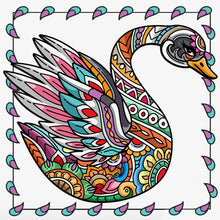 Load image into Gallery viewer, © Nature theme colouring in Cards with envelopes for Peace Calm Meditation and Relaxation Colour in your own mini cards (pack of 3) 4&quot;x4&quot;
