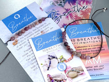 Load image into Gallery viewer, Lepidolite 10 Breaths Bracelet for Anxiety, Calming and Stress, Makes  a great gift
