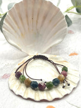 Load image into Gallery viewer, Breathe Harmony Bracelet, 10 Breaths Rainbow Gemstone Bracelet
