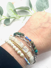 Load image into Gallery viewer, Summer Beach Gemstone Anxiety Bracelet | 10 Breaths Mindfulness Jewellery
