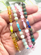 Load image into Gallery viewer, Summer Beach Gemstone Anxiety Bracelet | 10 Breaths Mindfulness Jewellery
