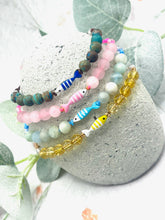 Load image into Gallery viewer, Summer Beach Gemstone Anxiety Bracelet | 10 Breaths Mindfulness Jewellery
