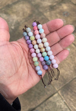 Load image into Gallery viewer, Pastel Ombre Glass Bead 10 Breaths Bracelet,  Mindfulness Jewellery
