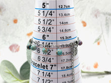 Load image into Gallery viewer, 10 Breaths Chain &amp; Dangle Stone Bracelet, Mindfulness Jewellery for stress and anxi3ty
