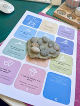 Load image into Gallery viewer, BREATHE Affirmation Pebbles for simple Meditation and Breathing practice to calm stress and anxiety
