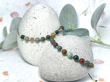 Load image into Gallery viewer, Ocean Jasper Bracelet Anxiety &amp; Stress Gift Mindfulness Breathing Bracelet Calming Crystal Jewellery 10 Breaths Bracelet
