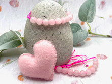 Load image into Gallery viewer, Rose Quartz 10 Breaths Bracelet, Healing Crystal for Love, Calm and Self-Care
