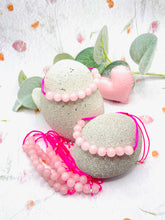 Load image into Gallery viewer, Rose Quartz 10 Breaths Bracelet, Healing Crystal for Love, Calm and Self-Care
