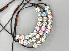 Load image into Gallery viewer, Tibetan Agate - Pastel Hues perfect Girly Girl gift with pink cotton thong
