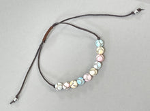 Load image into Gallery viewer, Tibetan Agate - Pastel Hues perfect Girly Girl gift with pink cotton thong
