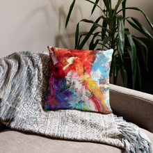 Load image into Gallery viewer, Bright Abstract Designer Interiors Pillow (cushion inner included)
