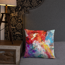 Load image into Gallery viewer, Bright Abstract Designer Interiors Pillow (cushion inner included)
