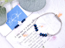 Load image into Gallery viewer, Mother Of Pearl, Little Star shining bright, You Are a Star, Keep on Shining, don't let anyone dull your sparkle, Loss, Grief, Mental Health, Love Bracelet
