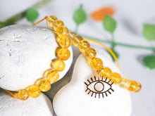 Load image into Gallery viewer, Citrine Semi Precious Stone Bracelet, Summer sun, Breathe Bracelet  ~🍋🔆 Citrine 🔆🍋~
