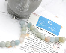 Load image into Gallery viewer, Morganite Semi Precious Stone Anxiety Calming Bracelet, Gentle, Calming, beautifull pastel colour bracelet
