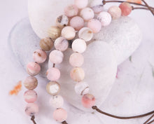 Load image into Gallery viewer, Matte Pink/Rose Opal, Peruvian Opal, for anxiety, stress and calming, 10 Breaths Bracelet, Breathe Bracelet
