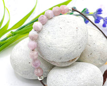 Load image into Gallery viewer, Kunzite Sermi Precious Stone Bracelet - 10 little stones for breath counting
