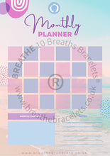 Load image into Gallery viewer, The Breathe Planner, Digital Download,  Daily, Weekly and Monthly Planner, A4 or print to your size, Print at home
